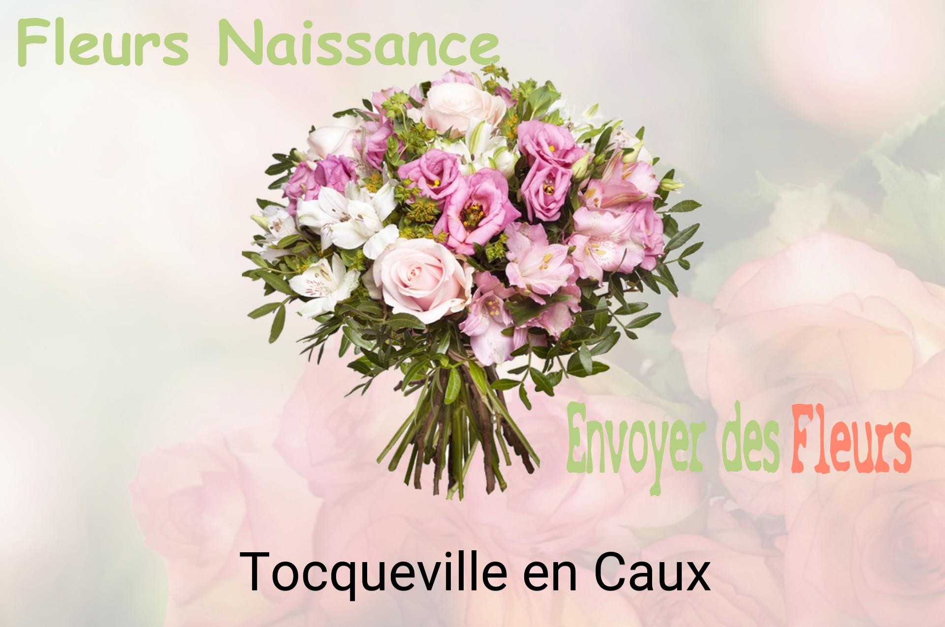 Bouquet de fleurs de naissance livré à Tocqueville-en-Caux