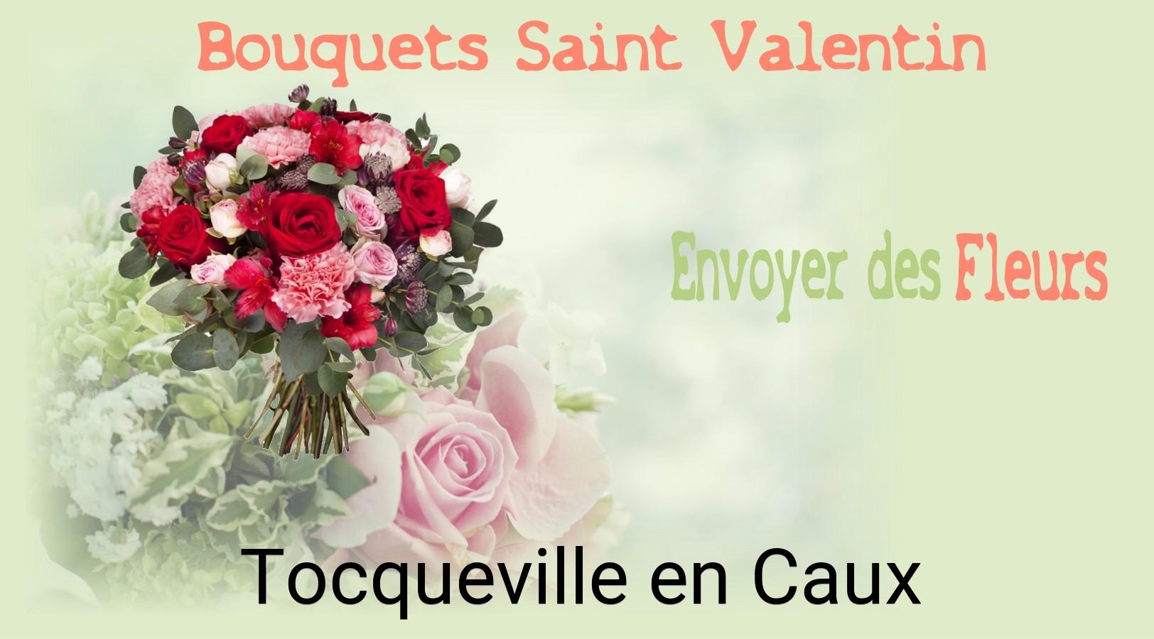 Roses de Saint-Valentin livrées à Tocqueville-en-Caux